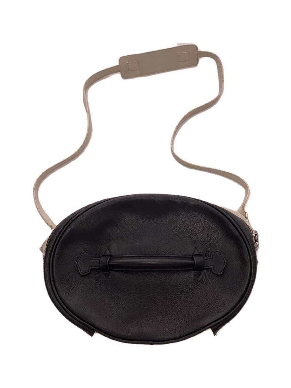 Balenciaga shoulder bag leather two tone black white